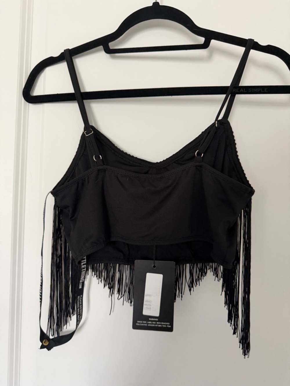 Pretty Little Thing Fringe Crop Top and short set - Picture 6 of 10
